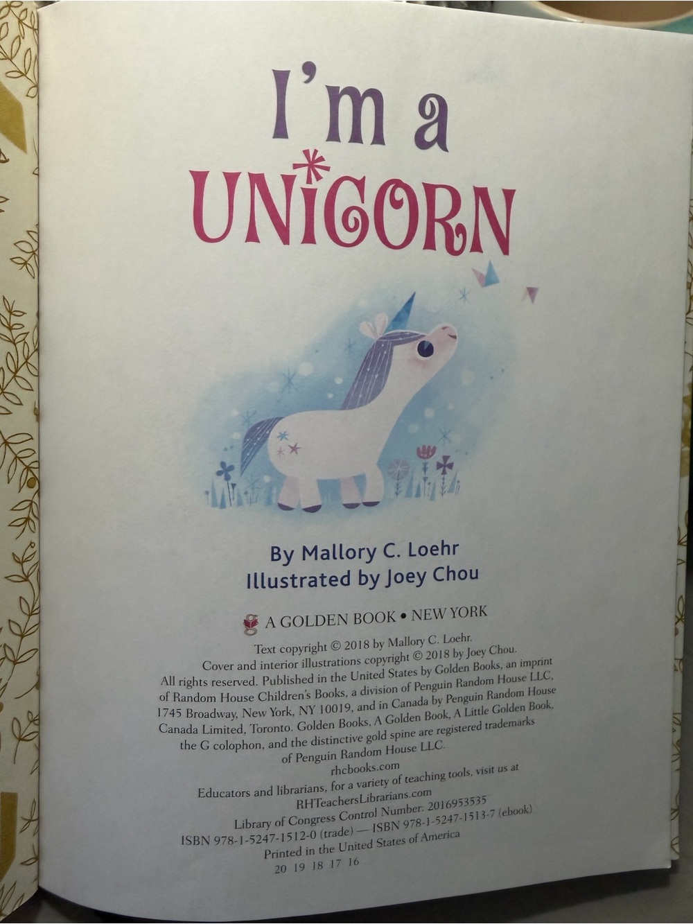 I’m a Unicorn by Mallory C. Loehr - Picture 2 of 6
